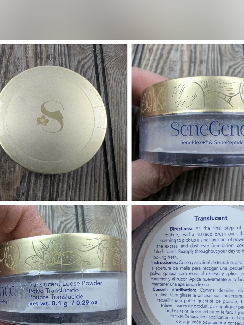 SeneGence Translucid Loose Powder - Translucent - 0.29 oz NIB